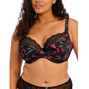 ELOMI LINGERIE Rose Full Figure Lucie Stretch Underwire Plunge Bra